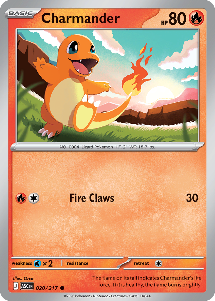 Card art: Charmander
