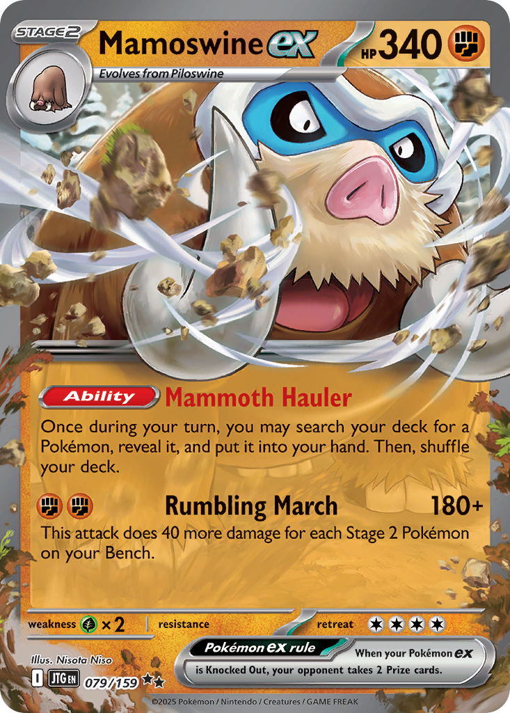 Card art: Mamoswine ex